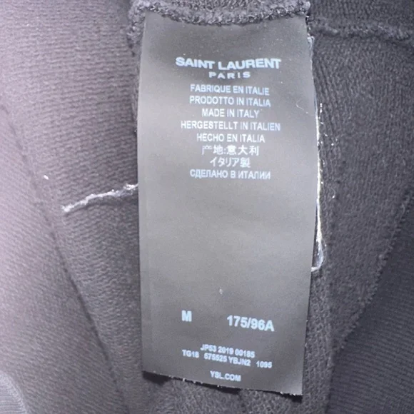 SAINT LAURENT STAR LOGO HOODIE, 2019 | BLACK | MEDIUM - Picture 4 of 9